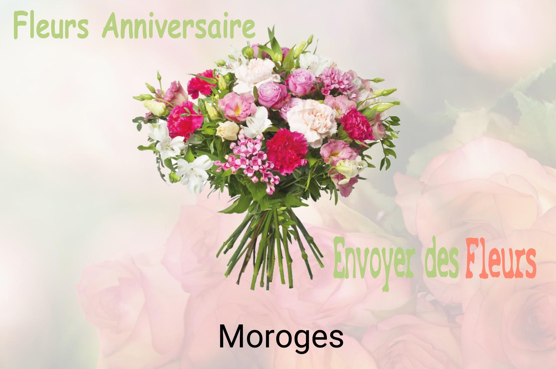 Bouquet de fleurs d’anniversaire livré à Moroges